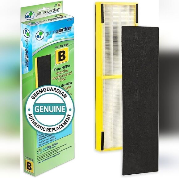 Germ Guardian FLT4825 Size B HEPA Replacement Air Purifier Filters NEW - Picture 1 of 9